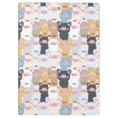 Schweifmuster Klemmbrett (Rückseite)