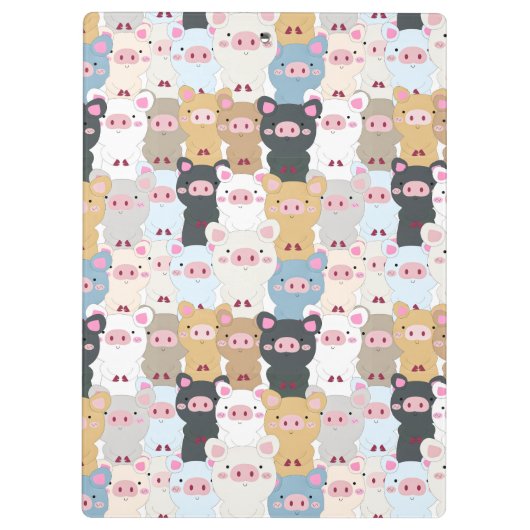 Schweifmuster Klemmbrett (Rückseite)