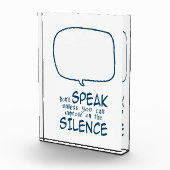 Schweig Fotoblock (Rechts)