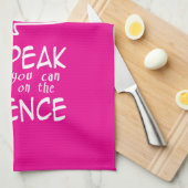 Schweig Geschirrtuch (Viertel Falte)