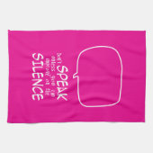 Schweig Geschirrtuch (Horizontal)