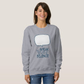 Schweig Sweatshirt (Vorne ganz)