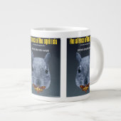 Schweigen der Eichhörnchen - eine Parodie Jumbo-Tasse (Vorderseite Rechts)