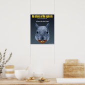 Schweigen der Eichhörnchen - eine Parodie Poster (Küche)