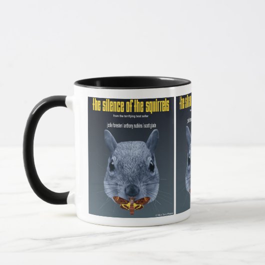 Schweigen der Eichhörnchen - eine Parodie Tasse (Links)