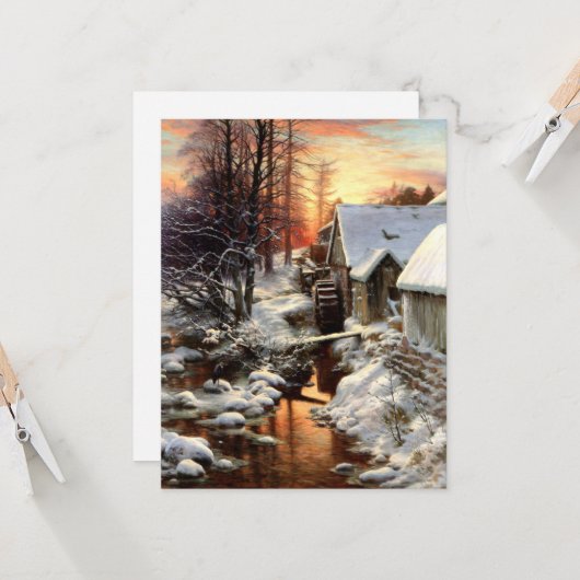 Schweigen des Schnees von Joseph Farquharson Karte (Vorderseite/Rückseite Beispiel)