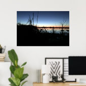 Schweigen in der Arkansas-Ente Blind Poster (Heimbüro)