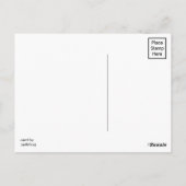 Schweigen ist Akzeptanz Postkarte (Rückseite)