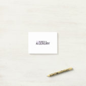 Schweigen ist ein Luxus Minimalistische Post-it® N Post-it Klebezettel (Auf Schreibtisch)