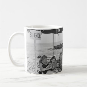 Schweigen ist goldener Strand, Vintage, Retro, Buc Kaffeetasse