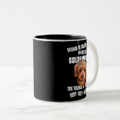 Schweigen ist goldgelb, es sei denn, Sie haben ein Zweifarbige Tasse (VorderseiteRechts)