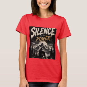 Schweigen ist mein Macht Grafik T-Shirt
