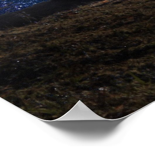 "Schweigen ist nicht leer.." Inspiration Zitat Kun Poster (Ecke)