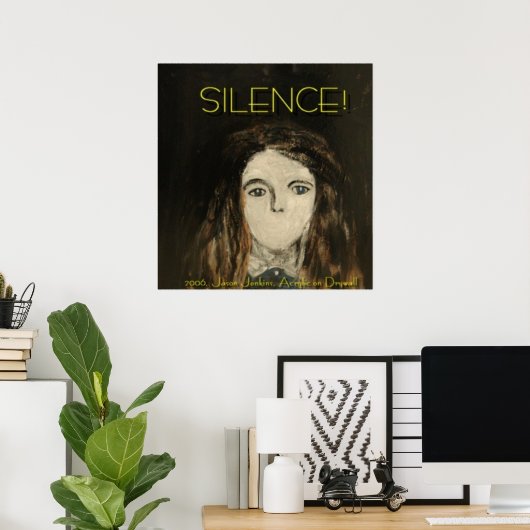 Schweigen! Poster (Heimbüro)
