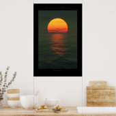 Schweigen Poster (Küche)