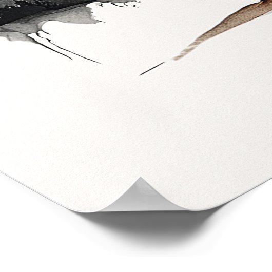 Schweigen Poster (Ecke)