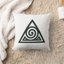 Schweigen-Spiral-Kissen