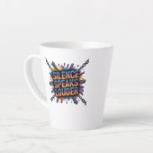 Schweigen spricht lauter milchtasse (Linke Ecke)
