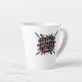 Schweigen spricht lauter milchtasse (Rechte Ecke)