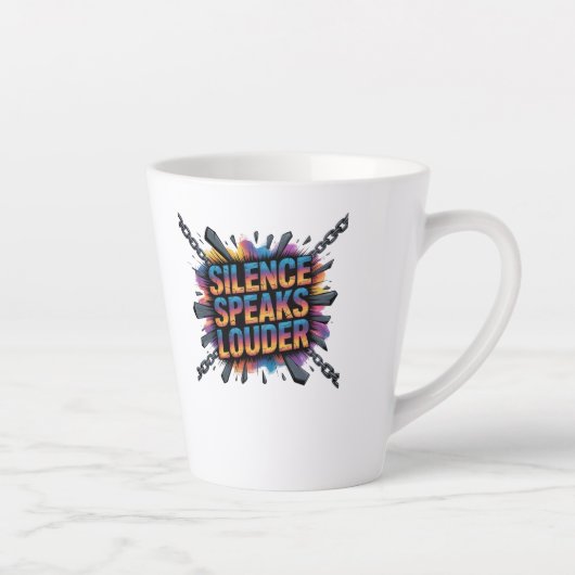 Schweigen spricht lauter milchtasse (Rechts)