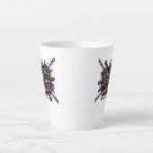 Schweigen spricht lauter milchtasse (Vorderseite)