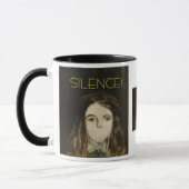 Schweigen! Tasse (Links)