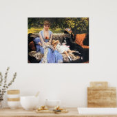 Schweigen von James Tissot Poster (Küche)