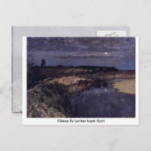 Schweigen von Levitan Isaak Ilyich Postkarte (Vorne/Hinten)