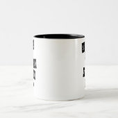 Schweigen wurde nie niedergeschrieben.. zweifarbige tasse (Mittel)