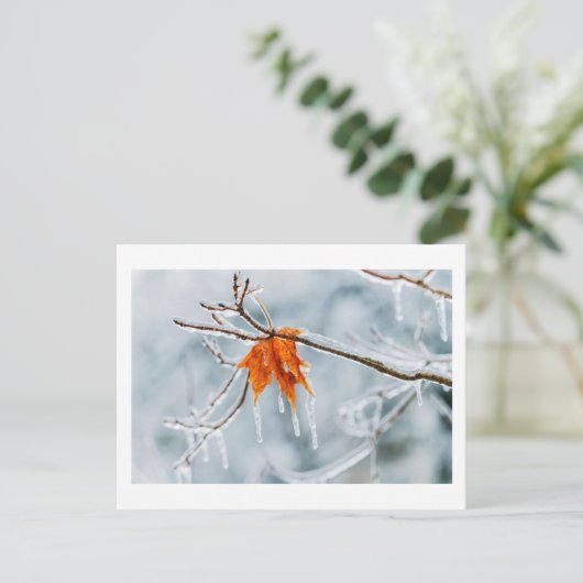 schweigende Entscheidung Postkarte (Stehend Vorderseite)