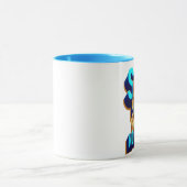 Schweigsame Flüstern eines Desinteresses, der niem Tasse (Zentrum)