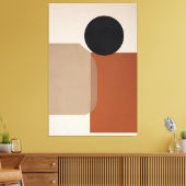 Schweigsame Überschneidung Leinwanddruck (Insitu (Wohnzimmer))