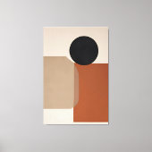 Schweigsame Überschneidung Leinwanddruck (Vorderseite)