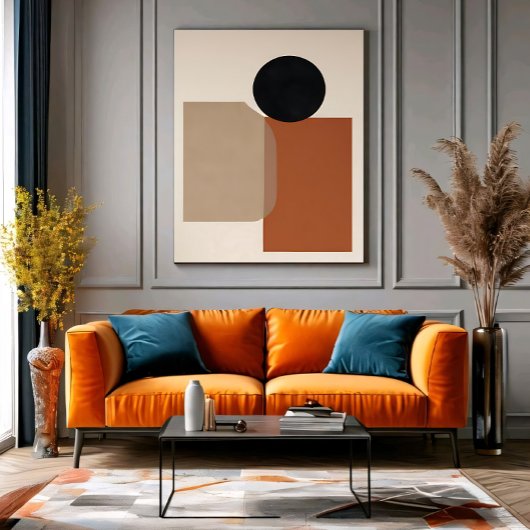 Schweigsame Überschneidung Leinwanddruck