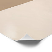 Schweigsame Überschneidung Poster (Ecke)