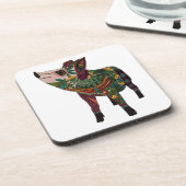 Schwein 2 getränkeuntersetzer (Linke Seite)