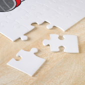 Schwein als Runner beim Laufen Puzzle (Seite)