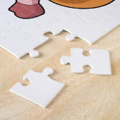 Schwein als Runner Puzzle (Seite)