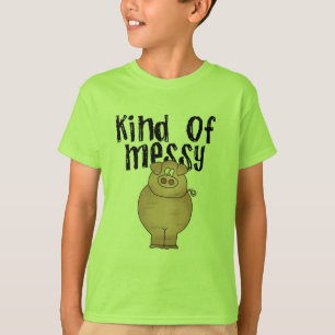 Schwein-Art der unordentlichen T-Shirts und der