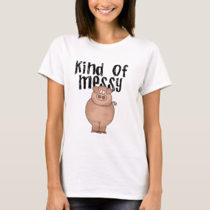 Schwein-Art der unordentlichen T-Shirts und der