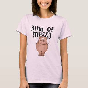 Schwein-Art der unordentlichen T-Shirts und der