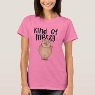 Schwein-Art der unordentlichen T-Shirts und der