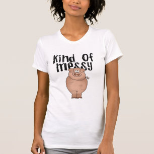 Schwein-Art der unordentlichen T-Shirts und der