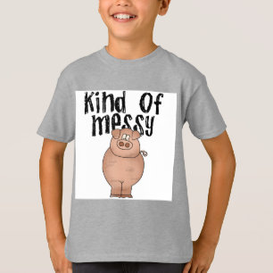 Schwein-Art der unordentlichen T-Shirts und der