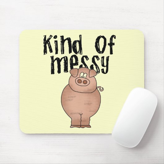 Schwein-Art der unordentlichen T-Shirts und der Mousepad (Mit Mouse)