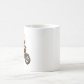 Schwein auf einer Schweinetasse Kaffeetasse (Mittel)