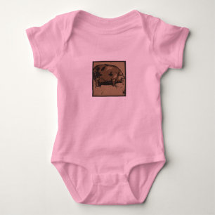 Schwein Baby Strampler
