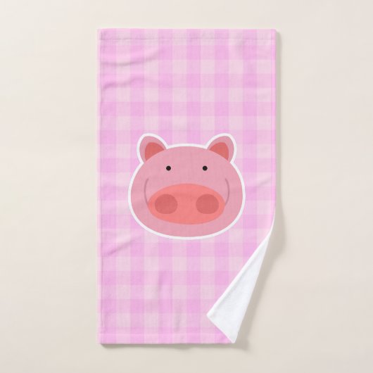 Schwein Badhandtuch Set (Handtuch)