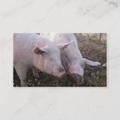 Schwein-Bauers-Geschäfts-Karte Visitenkarte (Rückseite)