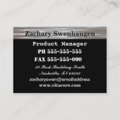 Schwein beruflich visitenkarte (Rückseite)